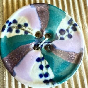 4 Colorful Ceramic Buttons
